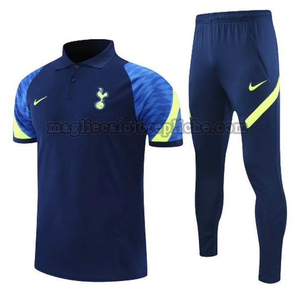 magliette polo calcio tottenham hotspur 2022 completo blu