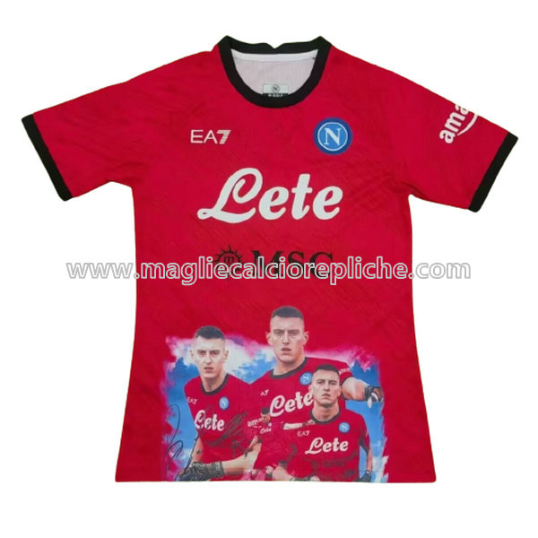 face game maglie calcio napoli 2023 2024 rosso