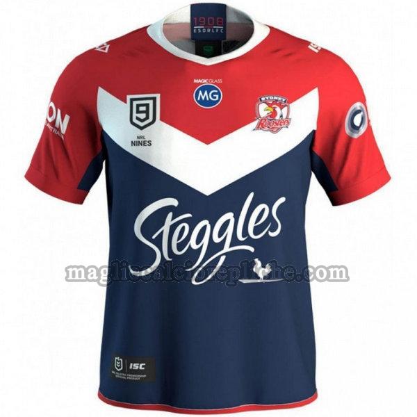 nines maglie calcio sydney roosters 2020 blu