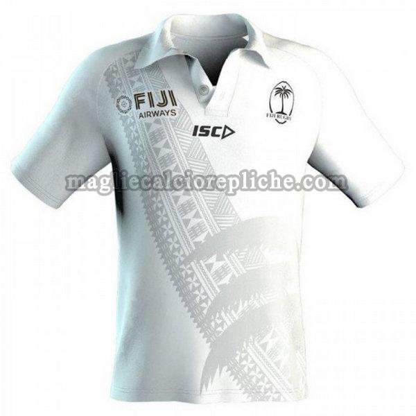 polo maglie calcio fiji 2019 bianco