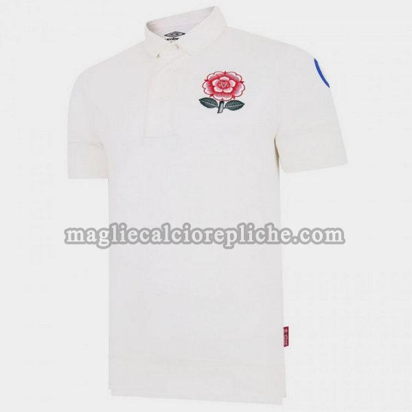 polo maglie calcio inghilterra 150th bianco