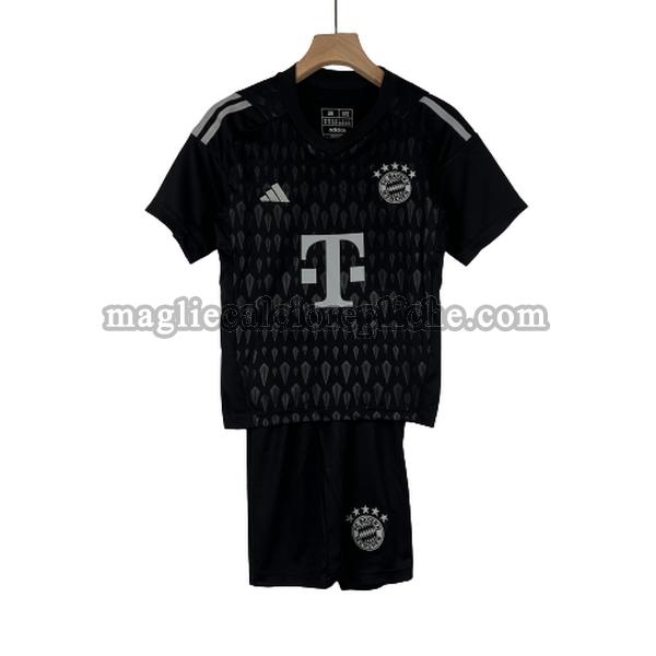 portiere maglie calcio bambino bayern münchen 2023 2024 nero