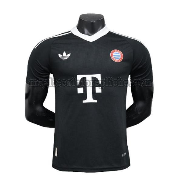 portiere maglie calcio bayern münchen 2024 2025 player nero