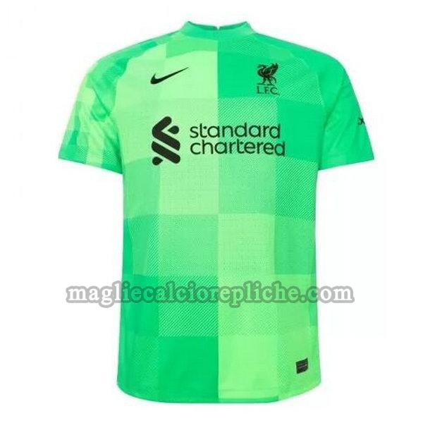 portiere maglie calcio liverpool 2021 2022 thailandia verde