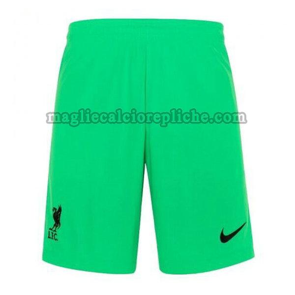 portiere pantaloncini calcio liverpool 2021 2022 verde