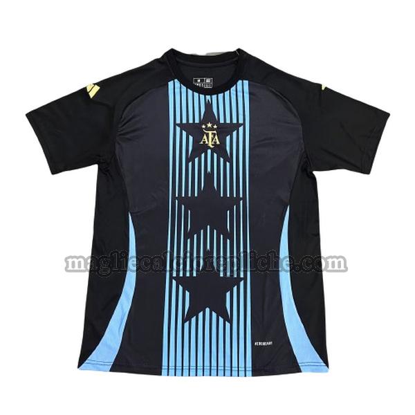 pre match maglie calcio argentina 2024 nero