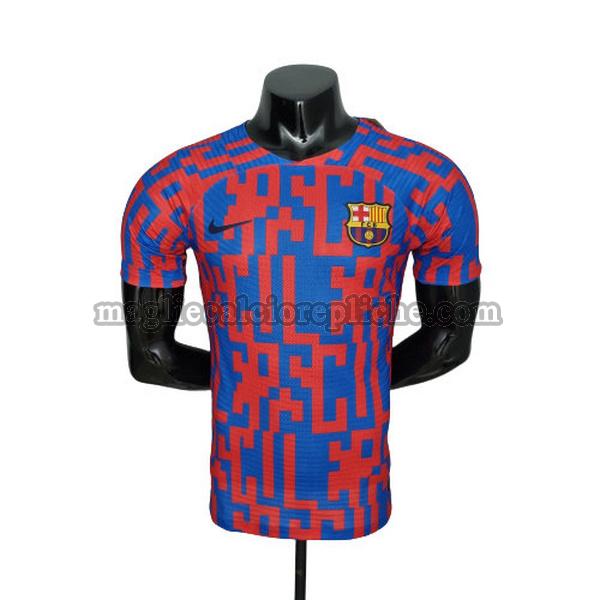 pre match maglie calcio barcellona 2022 2023 player rosso blu