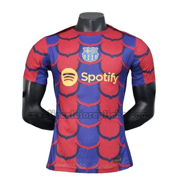 pre match maglie calcio barcellona 2024 player rosso blu