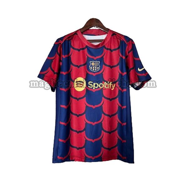 pre match maglie calcio barcellona 2024 rosso blu