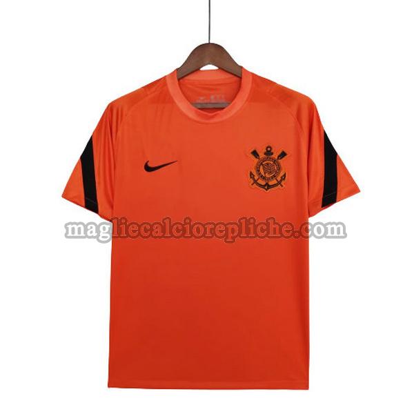 pre match magliette formazione calcio corinthians paulista 2022 2023 arancione