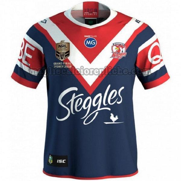 premiers maglie calcio sydney roosters 2018 blu