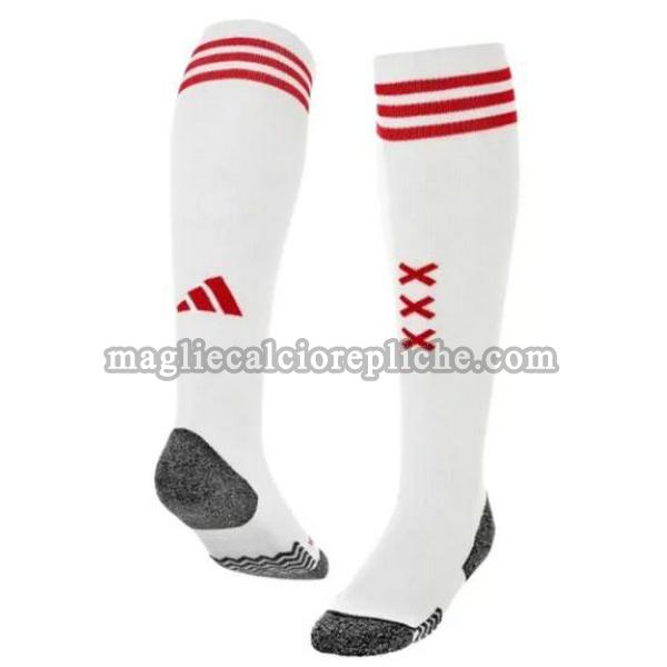 prima calzini calcio ajax 2023 2024 rosso bianco