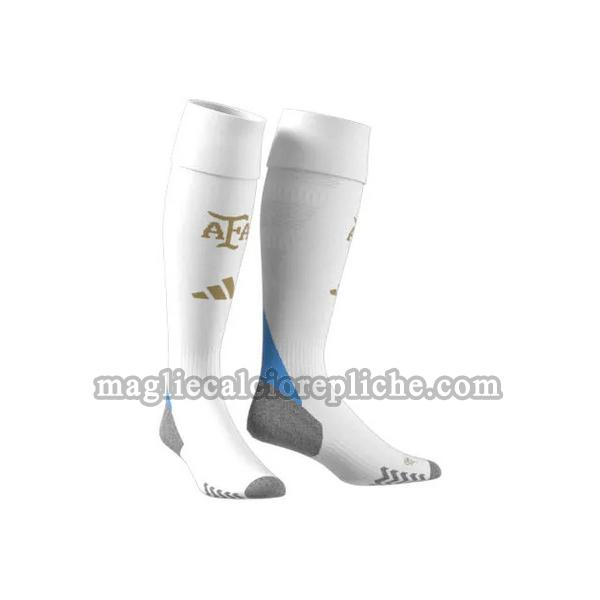 prima calzini calcio argentina 2024 bianco
