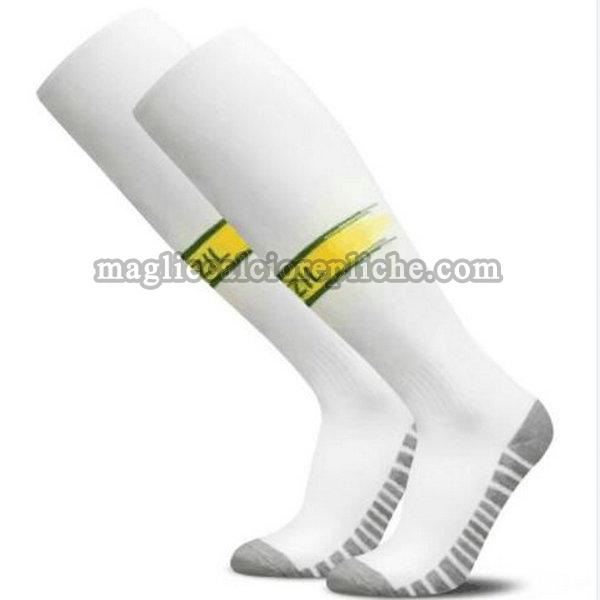 prima calzini calcio brasile 2020 bianco
