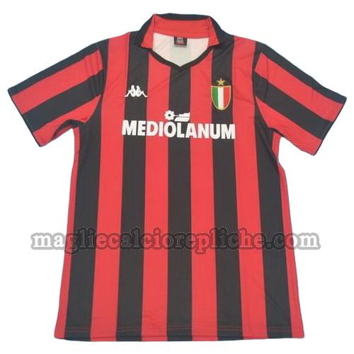 prima divisa maglie calcio ac milan 1988