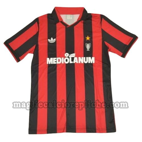 prima divisa maglie calcio ac milan 1990-1991