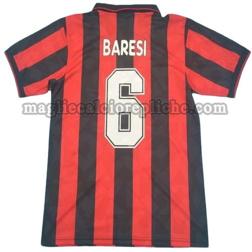 prima divisa maglie calcio ac milan 1993-1994 baresi 6