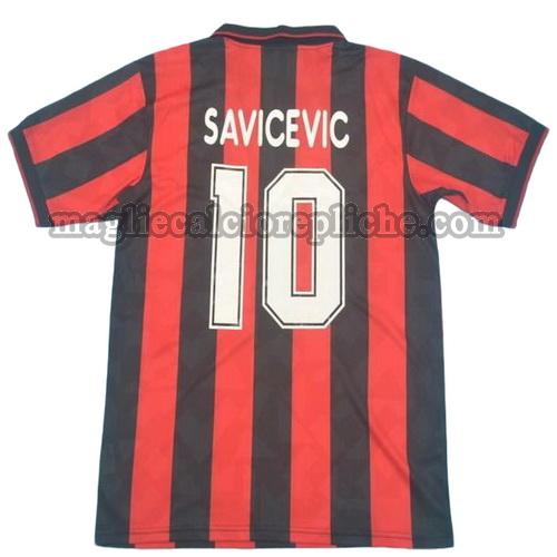 prima divisa maglie calcio ac milan 1993-1994 savice vic 10