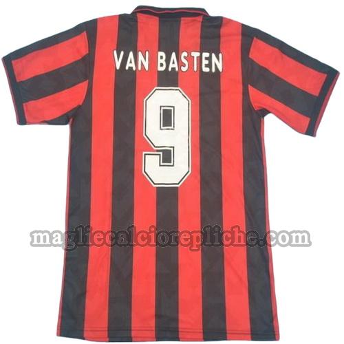prima divisa maglie calcio ac milan 1993-1994 van basten 9