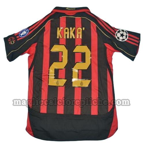 prima divisa maglie calcio ac milan 2006-2007 kaka 22