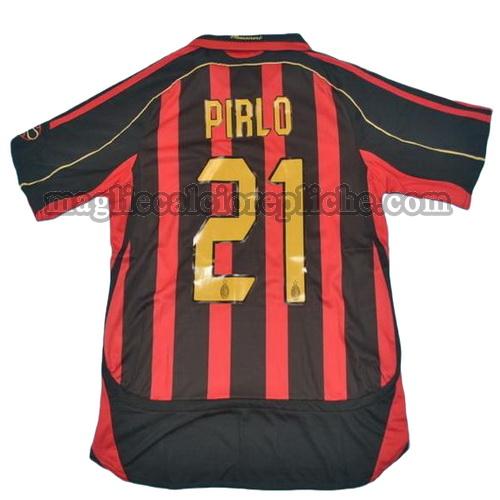 prima divisa maglie calcio ac milan 2006-2007 pirlo 21