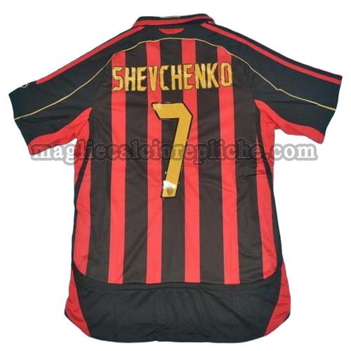 prima divisa maglie calcio ac milan 2006-2007 shevchenko 7