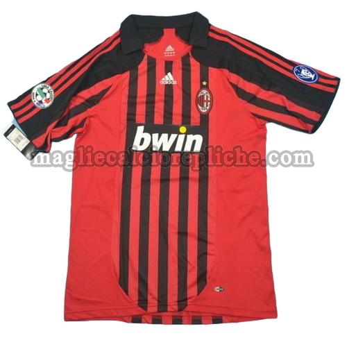 prima divisa maglie calcio ac milan lega 2007-2008