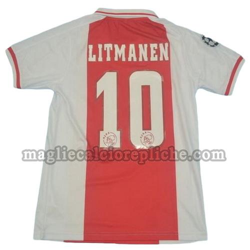 prima divisa maglie calcio ajax 1998 litmanen 10