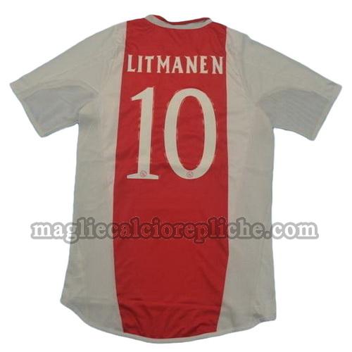 prima divisa maglie calcio ajax 2004-2005 litmanen 10