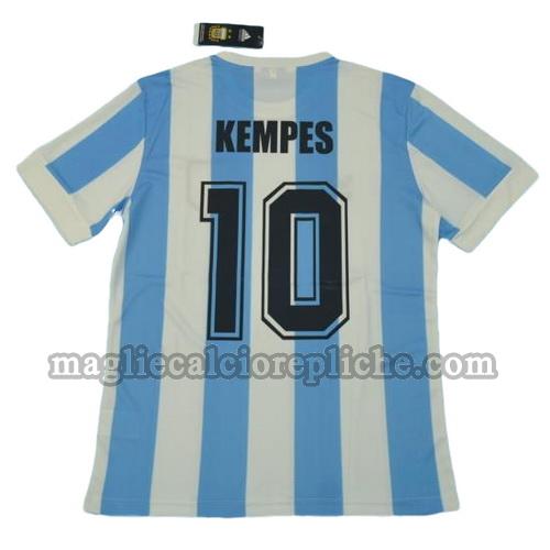 prima divisa maglie calcio argentina coppa del mondo 1978 kempes 10