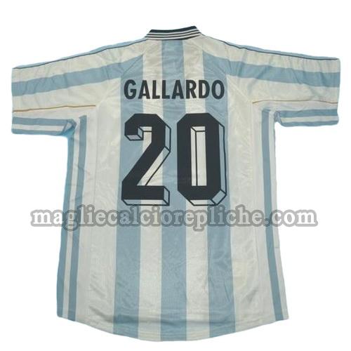 prima divisa maglie calcio argentina coppa del mondo 1998 gallardo 20