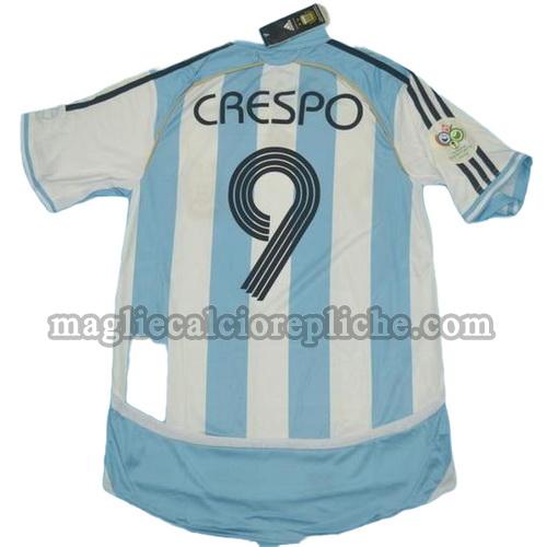 prima divisa maglie calcio argentina coppa del mondo 2006 crespo 9