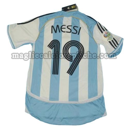 prima divisa maglie calcio argentina coppa del mondo 2006 messi 19