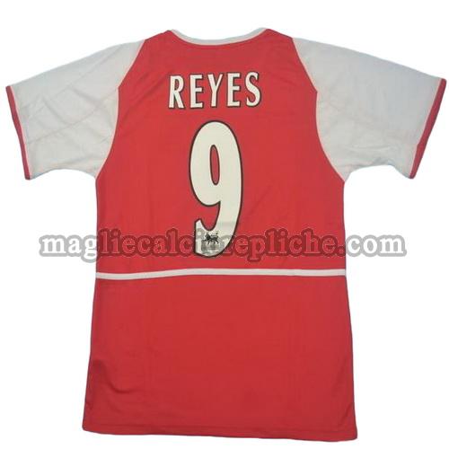 prima divisa maglie calcio arsenal 2002-2004 reyes 9