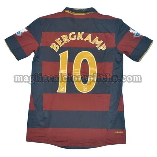 prima divisa maglie calcio arsenal 2007-2008 bergkamp 10