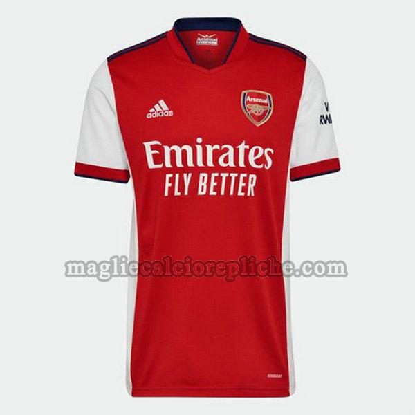 prima divisa maglie calcio arsenal 2021 2022 rosso