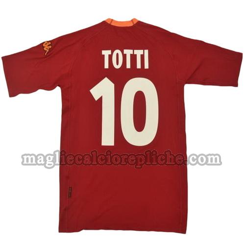 prima divisa maglie calcio as roma 2000-2001 totti 10