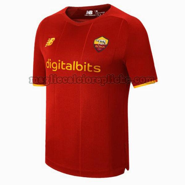 prima divisa maglie calcio as roma 2021 2022 rosso