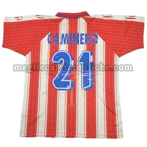 prima divisa maglie calcio atlético madrid 1995-1996 caminero 21