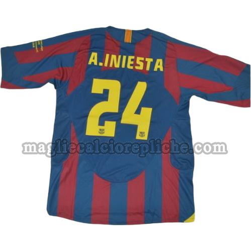 prima divisa maglie calcio barcellona 2005-2006 a.iniesta 24