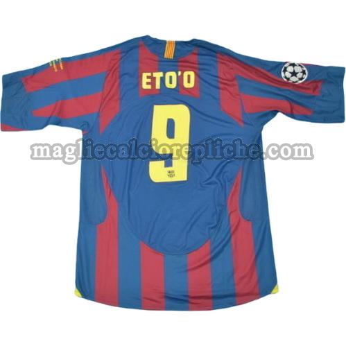 prima divisa maglie calcio barcellona 2005-2006 eto'o 9