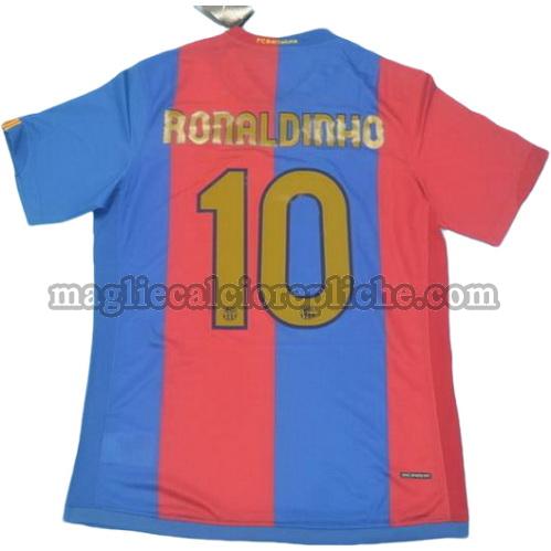 prima divisa maglie calcio barcellona 2006-2007 ronaldinho 10