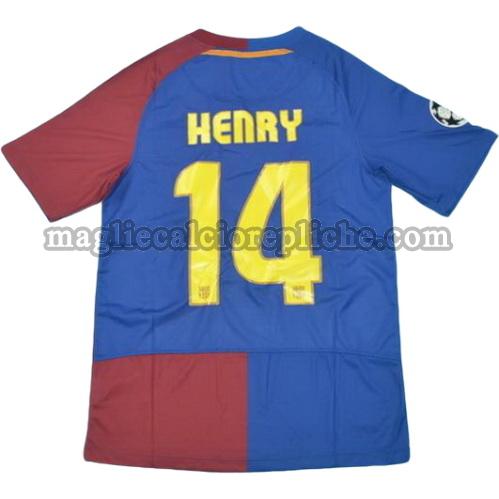 prima divisa maglie calcio barcellona 2008-2009 henry 14