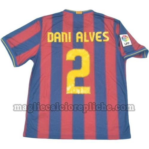 prima divisa maglie calcio barcellona 2009-2010 dani alves 2