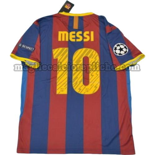 prima divisa maglie calcio barcellona ucl 2010-2011 messi 10