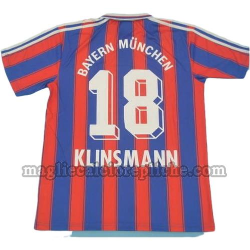 prima divisa maglie calcio bayern münchen 1995-1997 klinsmann 18
