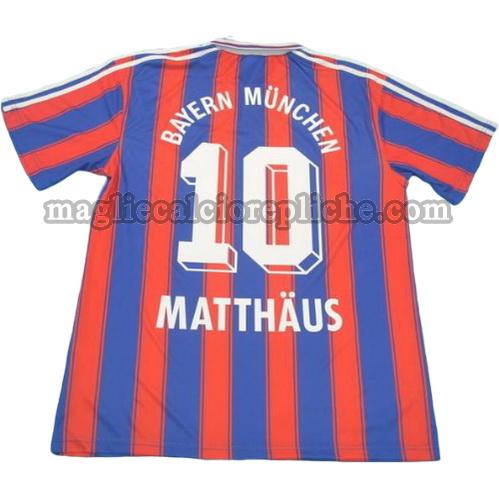 prima divisa maglie calcio bayern münchen 1995-1997 matthaus 10