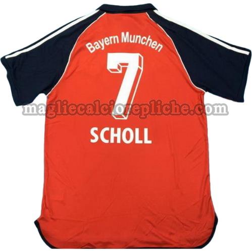 prima divisa maglie calcio bayern münchen 2000-2001 scholl 7