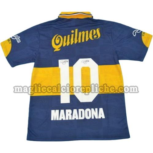 prima divisa maglie calcio boca juniors 1995 maradona 10