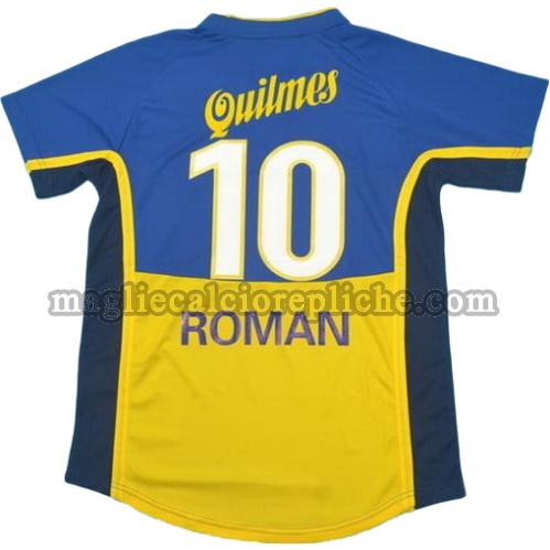 prima divisa maglie calcio boca juniors 2001 roman 10